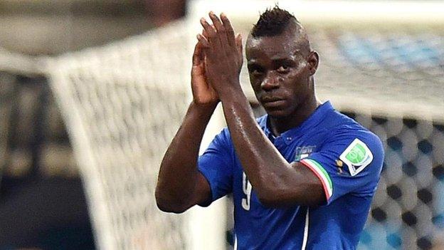 Mario Balotelli of Italy