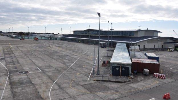 Guernsey Airport's terminal building