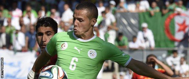 Algeria defender Djamel Mesbah