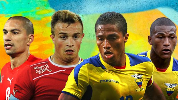 World Cup Group E: Switzerland v Ecuador