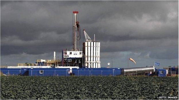 Fracking plant