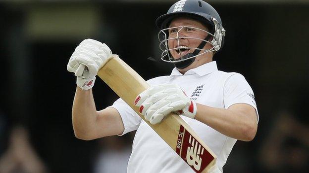 England's Gary Ballance