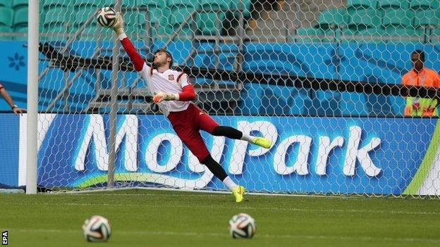 Spain goalkeeper David De Gea