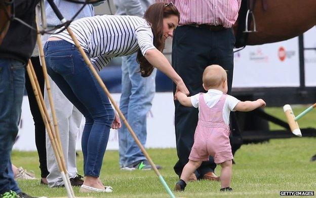 Duchess of Cambridge & Prince George