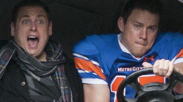 Jonah Hill and Channing Tatum in 22 Jump Street