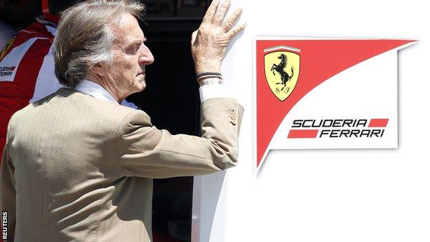 Ferrari president Luca Di Montezemolo