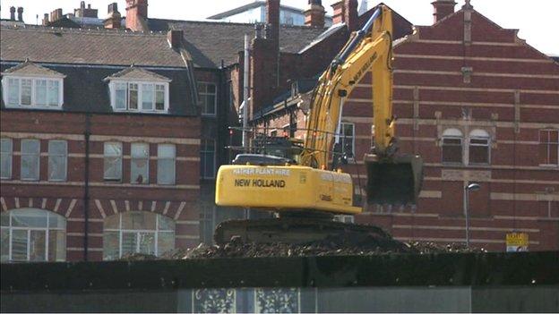 Demolition work