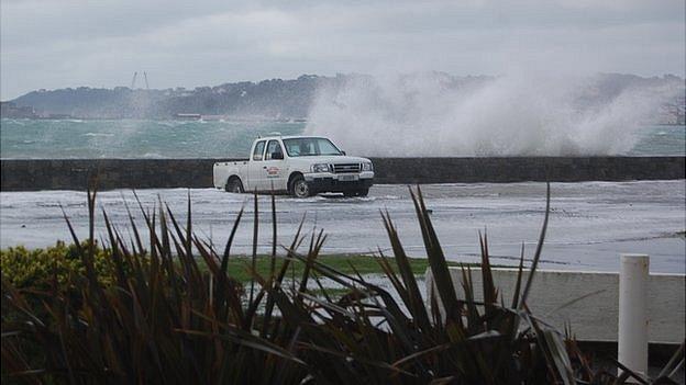 Flooding along Bulwer Avenue during storms in February