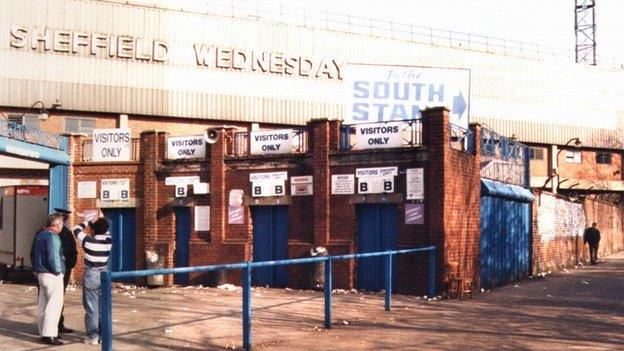 Leppings Lane turnstiles