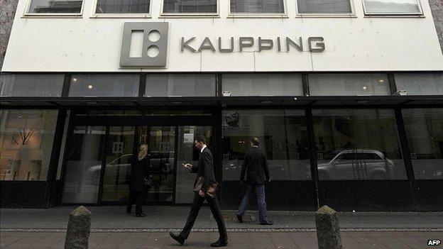 Branch of Kaupthing Bank in 2008