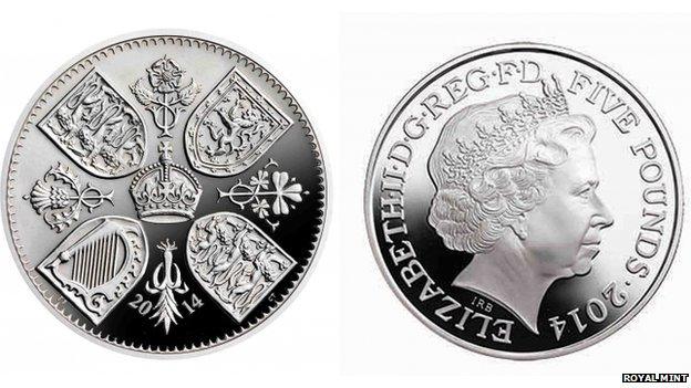 Prince George's commemorative coin