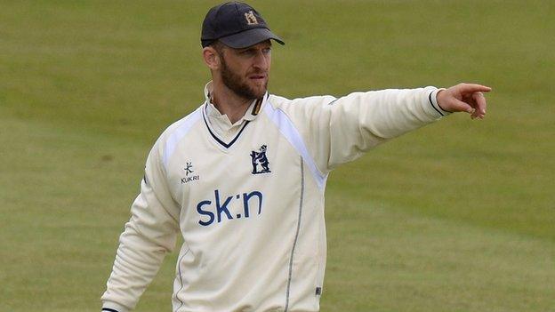 Warwickshire captain Jim Troughton