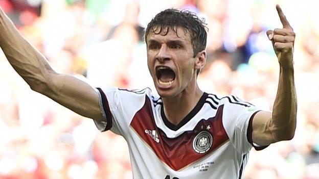 Germany forward Thomas Muller