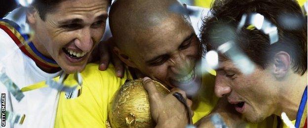 Brazil win 2002 World Cup