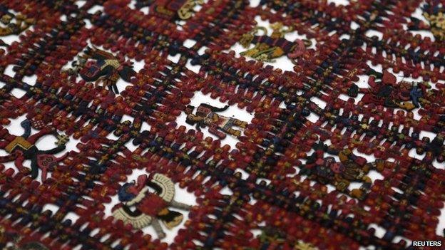 Pre-Inca Peruvian shroud repatriated from Sweden