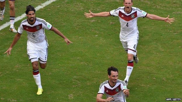 Germany celebrate