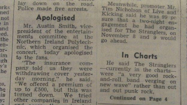 Belfast Telegraph on 21 October 1977