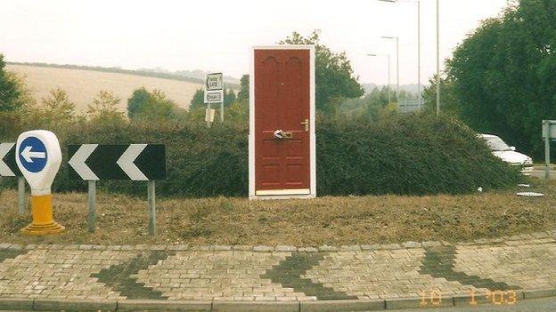 Door on roundabout