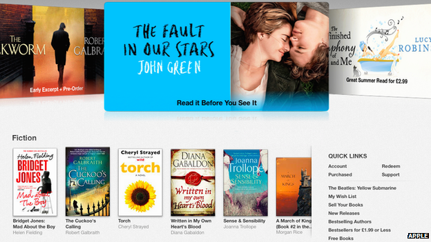 Apple's e-book store