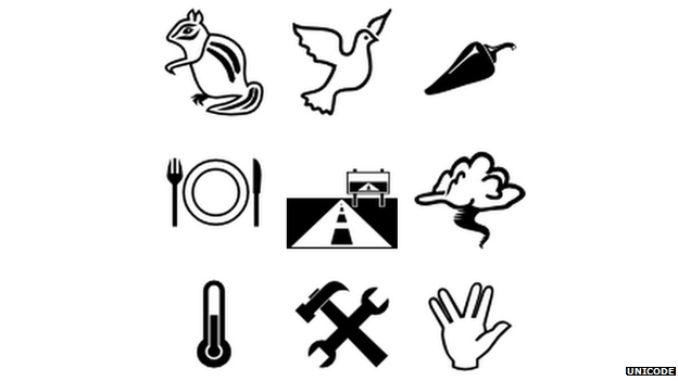 New emojis including chipmunk, dove, thermometer and tornado