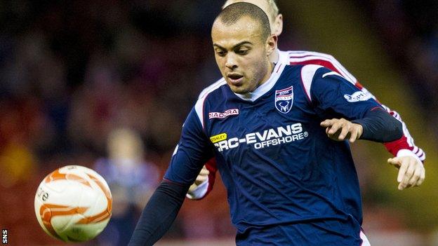 Ross County defender Ben Gordon