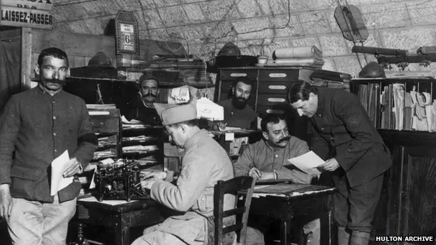 Telegraph Equipment in France, 1914