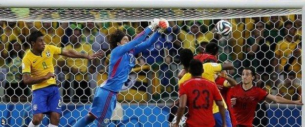 Mexico goalkeeper Guillermo Ochoa