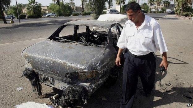 Al-Nisoor Square in Baghdad, in Sept 2007