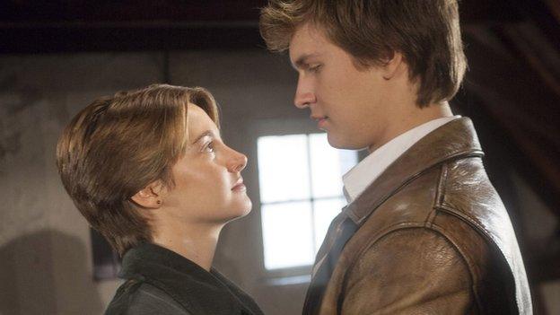 Shailene Woodley and Ansel Elgort in The Fault in Our Stars