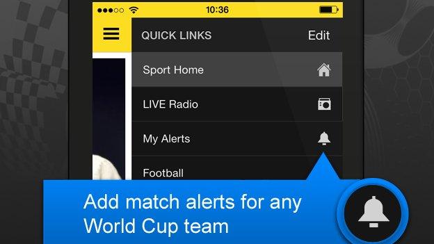 BBC Sport app