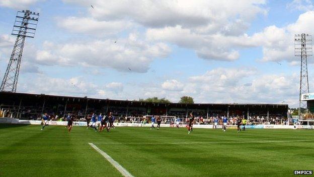 Hereford United's Edgar Street home