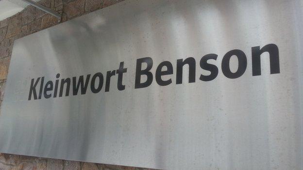 Kleinwort Benson sign