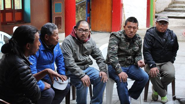 Sherpas in Namche