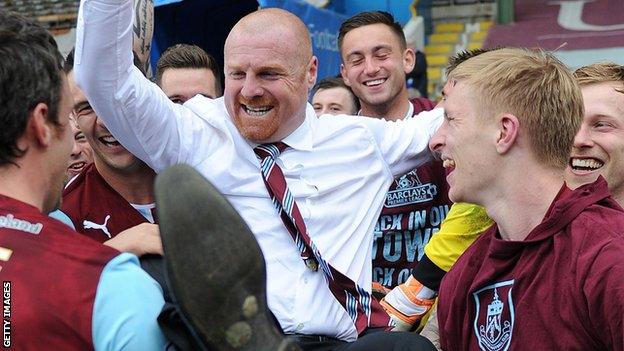 Burnley manager Sean Dyche