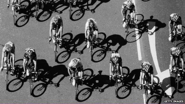 Tour de France cyclists