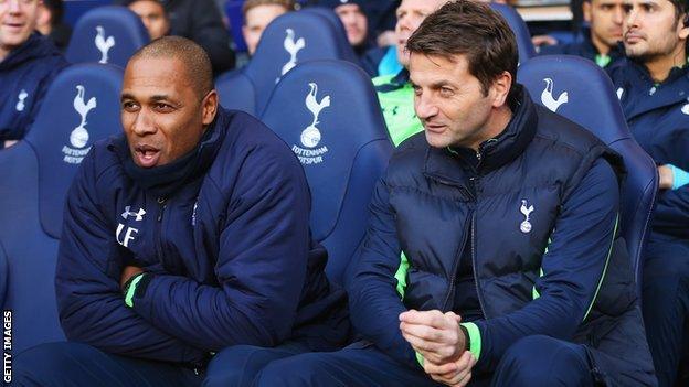 Les Ferdinand and Tim Sherwood