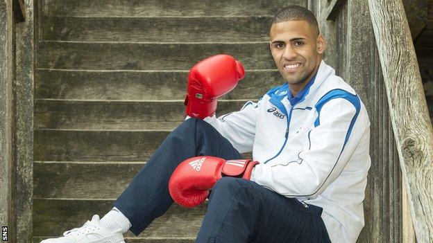 Lewis Benson will fight at welterweight for Scotland at the Glasgow Commonwealth Games