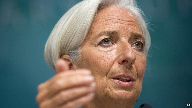 IMF head Christine Lagarde