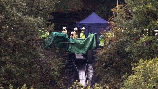 Scene outside the mine