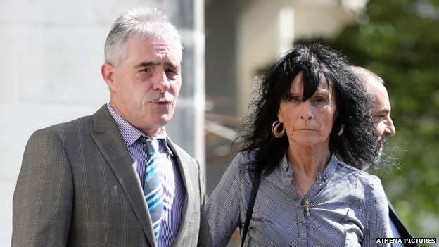 MNS Mining directors Gerald Ward and Maria Seage leaving court on Thursday