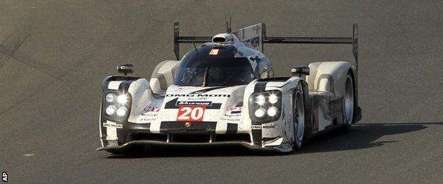 Mark Webber at Le Mans