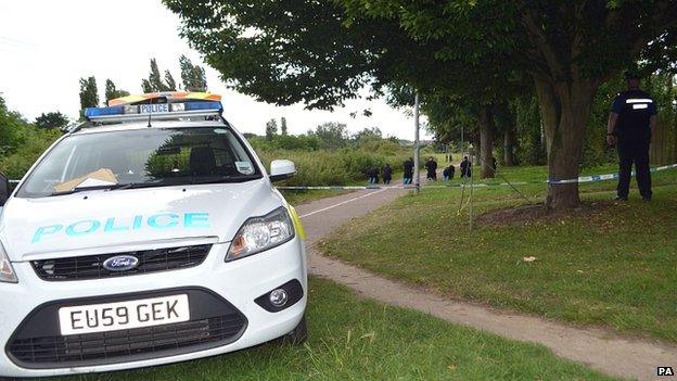 Officers at Salary Brooke Trail, Colchester