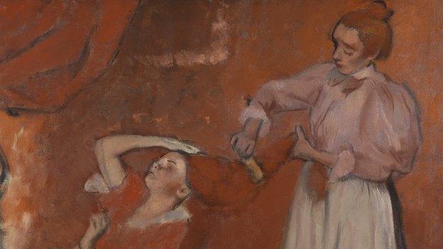 Edgar Degas's Combing the Hair (La Coiffure)