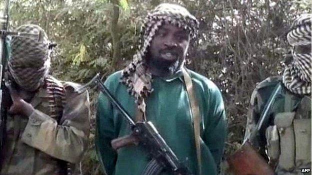 An image from a video showing Abubakar Shekau, the leader of Boko Haram - March 5, 2013