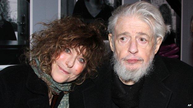 Gerry Goffin and his wife Michelle at the opening night of Beautiful: The Carole King Musical in New York