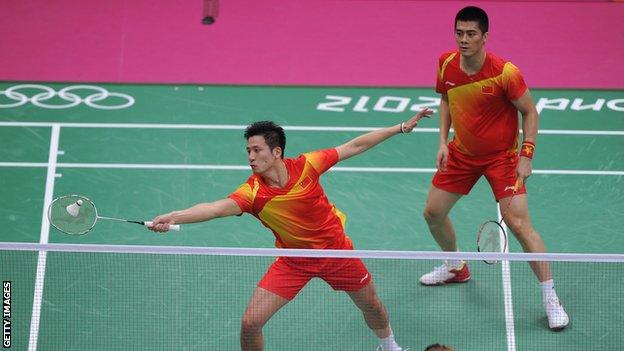 China men's doubles pair