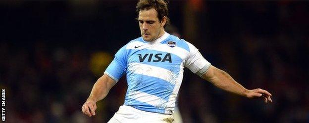 Nicolas Sanchez kicked nine points for the Pumas