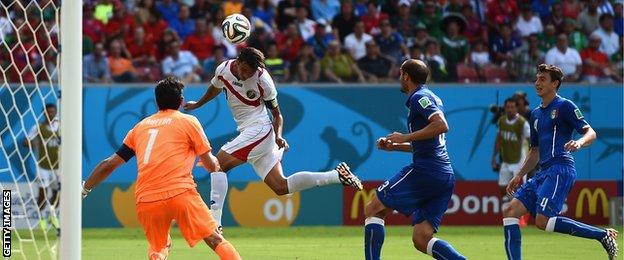 Costa Rica have reached the knockout stages of the World Cup for the second time in their history after 1990