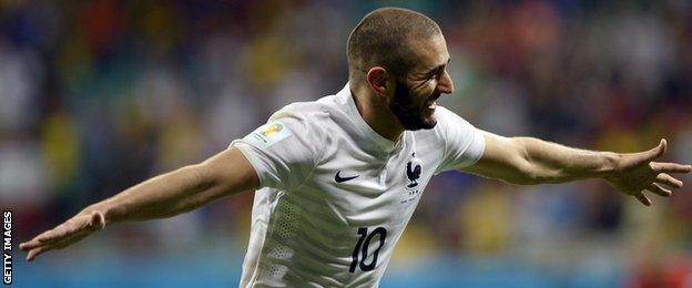 France forward Karim Benzema