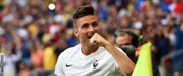 France forward Olivier Giroud